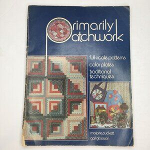 Vintage 1975 Primarily Patchwork Book Patterns Color Plates Puckett Giberson